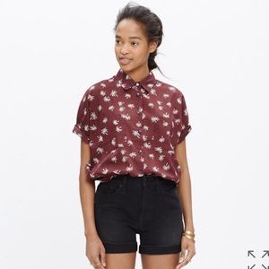 Madewell Courier Shirt in Palm - Small